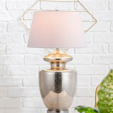 Hughes 31" Glass LED Table Lamp - JONATHAN Y